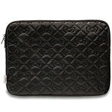 Hello Kitty Zip PU Quilted Bows case for a 14" laptop - black
