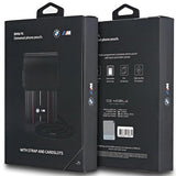 BMW Carbon & Red Stripe telefonpose - sort