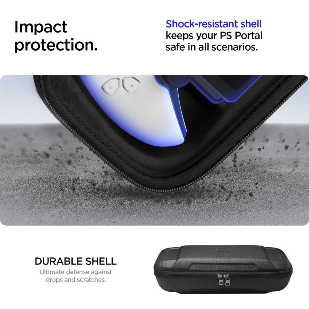 Spigen Rugged Armor Pro Case til Sony Playstation Portal - sort