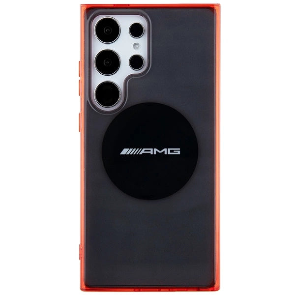 AMG Transparent Bicolor MagSafe-hylster til Samsung Galaxy S24 Ultra - sort