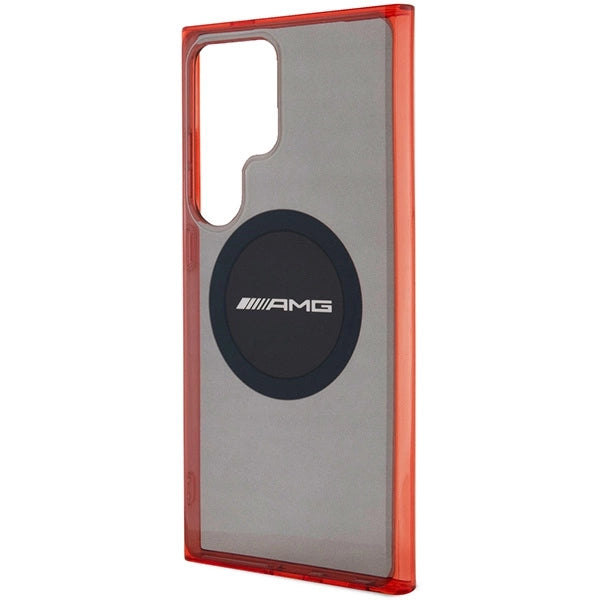 AMG Transparent Bicolor MagSafe-hylster til Samsung Galaxy S24 Ultra - sort