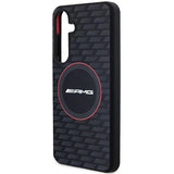 AMG Silicone Carbon Pattern MagSafe-fodral til Samsung Galaxy S24+ - sort