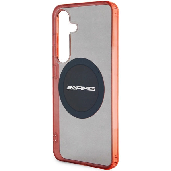 AMG Transparent Bicolor MagSafe-fodral til Samsung Galaxy S24 - sort