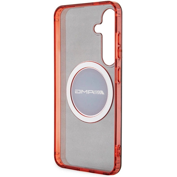AMG Transparent Bicolor MagSafe-fodral til Samsung Galaxy S24 - sort