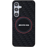 AMG Silicone Carbon Pattern MagSafe-hylster til Samsung Galaxy S24 - sort