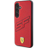 Ferrari Big SF Perforeret kuffert til Samsung Galaxy S24+ - rød