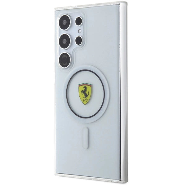Ferrari IML Transp Inner Circle Line MagSafe-kasse til Samsung Galaxy S24 Ultra - sort