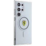 Ferrari IML Transp Inner Circle Line MagSafe-kasse til Samsung Galaxy S24 Ultra - sort