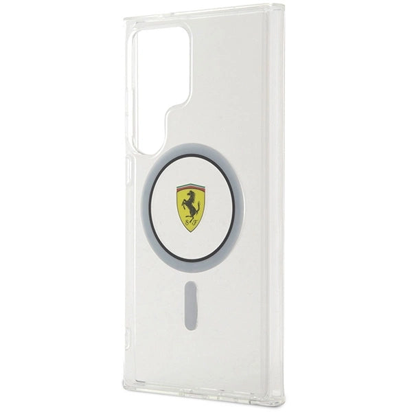 Ferrari IML Transp Inner Circle Line MagSafe-kasse til Samsung Galaxy S24 Ultra - sort