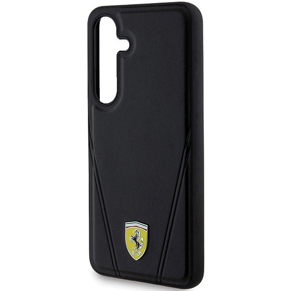 Ferrari Hot Stamp V Lines MagSafe-kasse til Samsung Galaxy S24+ - sort
