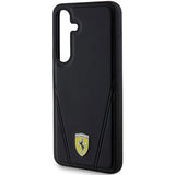 Ferrari Hot Stamp V Lines MagSafe-kasse til Samsung Galaxy S24+ - sort
