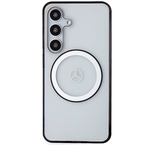 Mercedes Printed Logo MagSafe-kasse til Samsung Galaxy S24 - gennemsigtig