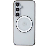 Mercedes Printed Logo MagSafe-kasse til Samsung Galaxy S24 - gennemsigtig