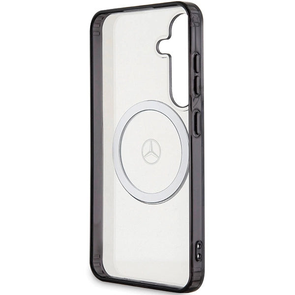 Mercedes Printed Logo MagSafe-kasse til Samsung Galaxy S24 - gennemsigtig