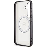 Mercedes Printed Logo MagSafe-kasse til Samsung Galaxy S24 - gennemsigtig