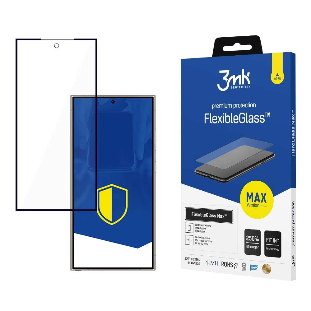 3mk FlexibleGlass MaxTM hybridglas til Samsung Galaxy S24 Ultra