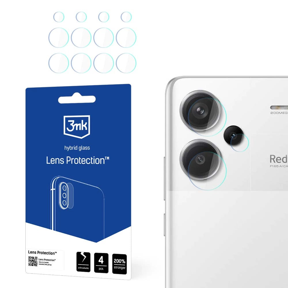 3mk Lens ProtectionTM hybridkameraglas til Xiaomi Redmi Note 13 Pro+
