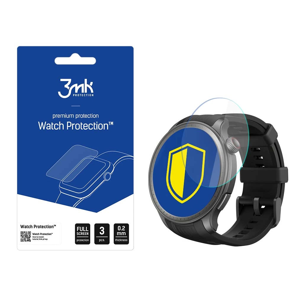 3mk Watch ProtectionTM hybrid glas mod FlexibleGlass Lite på Amazfit Balance
