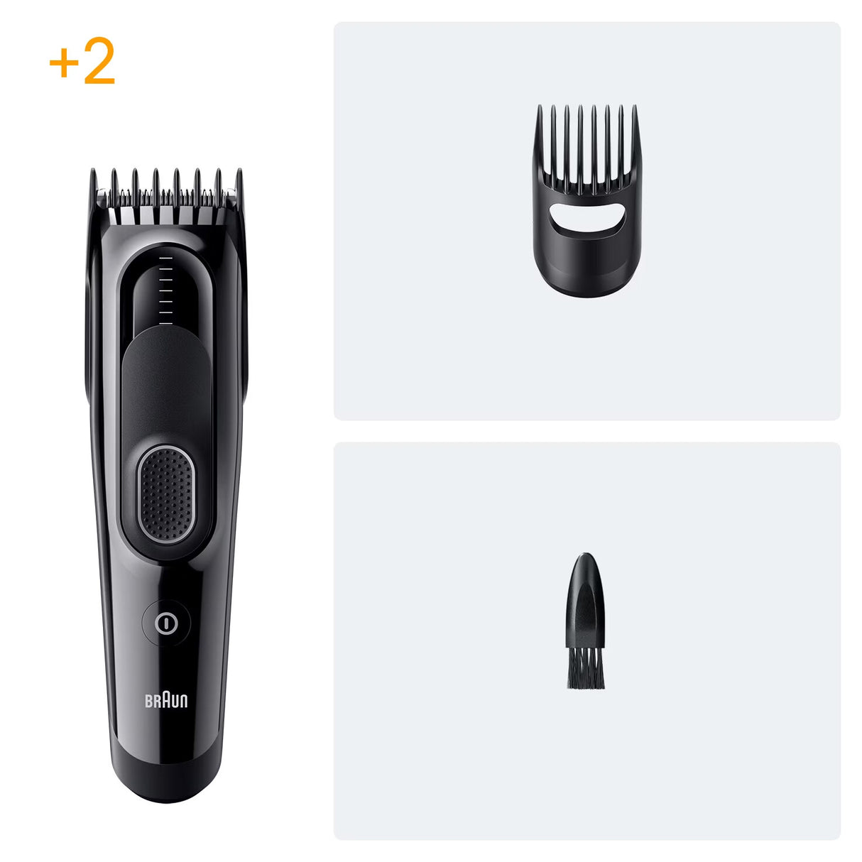 Braun HC5510 skæg- og hårtrimmer Sort 9 Nikkel-Metalhydrid (NiMH)