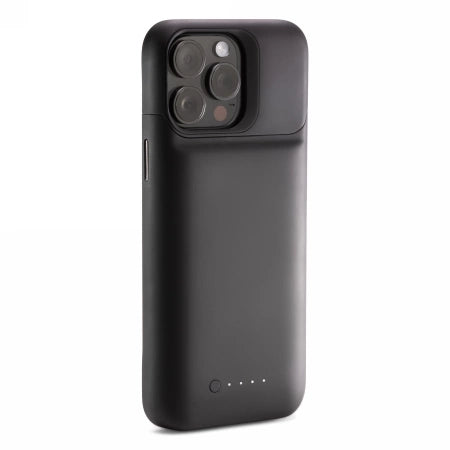 Mophie Juice Pack-kasse til iPhone 15 Pro Max med indbygget 3000 mAh powerbank - sort