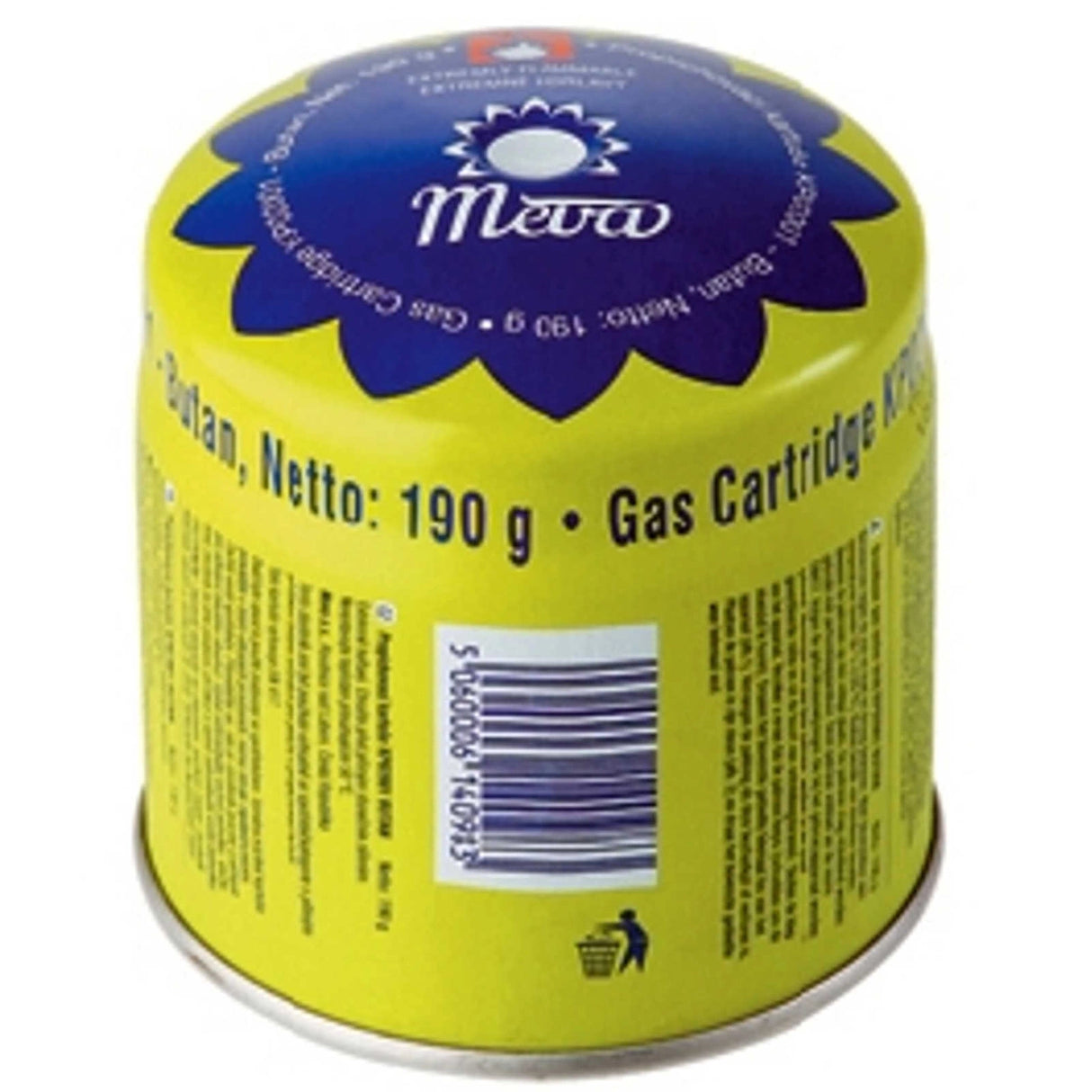 Cartouche, gaspatronindsats til en gasbrænderovn - punkteret, 190 g