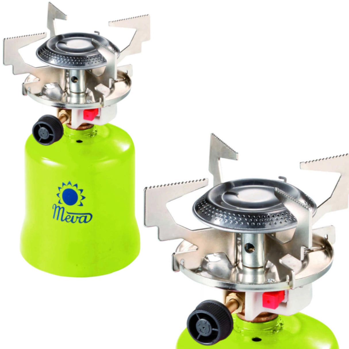 Gaskampeovn med punkterede gaspatroner FOCUS piezoigniter 1.4kW