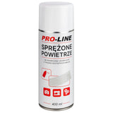 Komprimeret luft til rengøring af elektronik i symaskiner PRO-LINE spray 400ml
