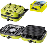 DUAL COMPACT + GRILL dobbelt campingovn
