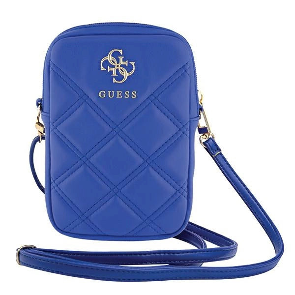 Guess Zip Quilted 4G taske - blå