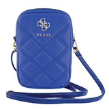 Guess Zip Quilted 4G taske - blå
