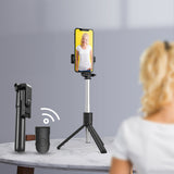Selfie stick WRY1S telescopic tripod 0.7m for phone - black