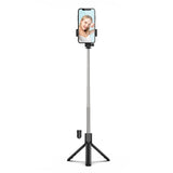 Selfie stick WRY1S teleskopisk stativ 0,7m til telefon - sort