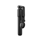 Selfie stick WR1YXS teleskopisk stativ 0,71 m med rund lampe - sort
