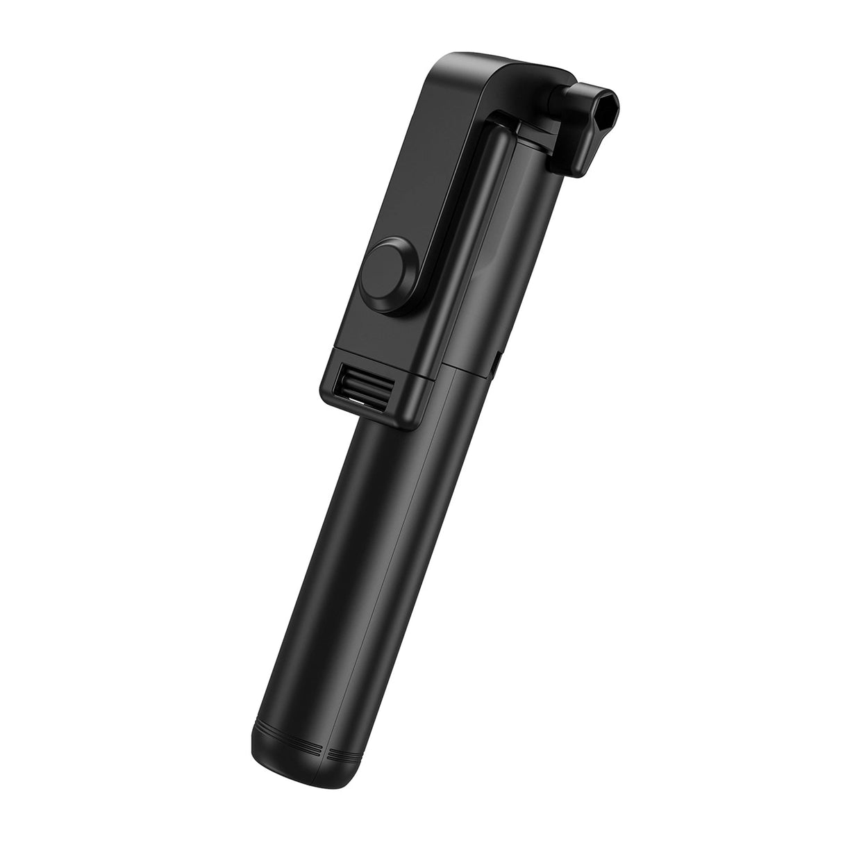 Selfie stick WHS1Y teleskopisk stativ 1m med telefonholder - sort