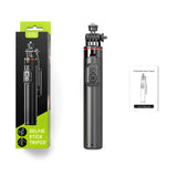 Selfie stick WC1Y3S teleskopisk stativ 1,3 m med telefonholder - sort