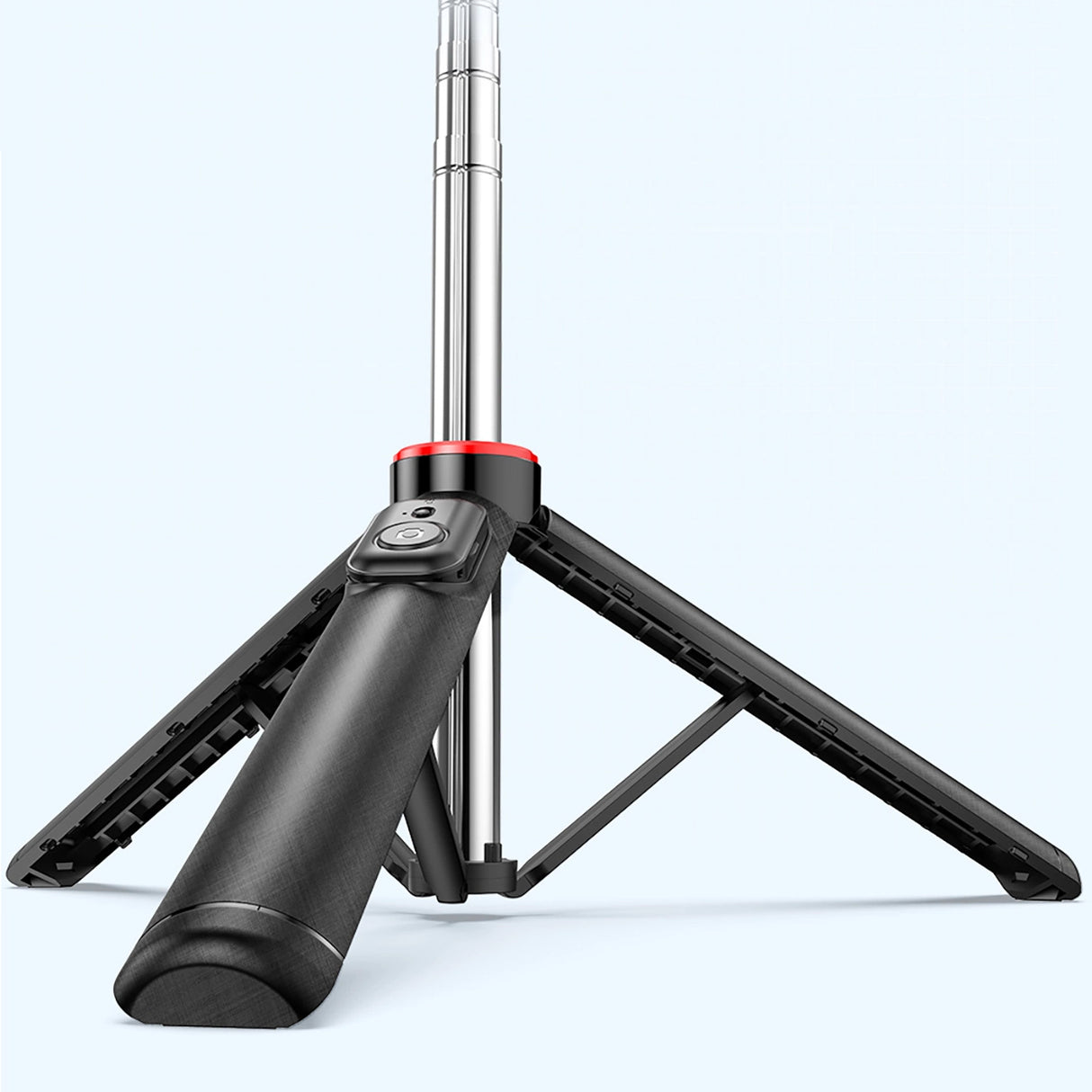 Selfie stick WC1Y3S teleskopisk stativ 1,3 m med telefonholder - sort