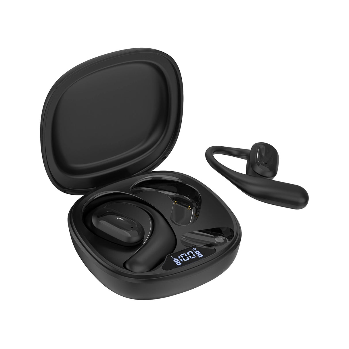 Choetech OWS trådløse TWS Bluetooth 5.3 hovedtelefoner - sort