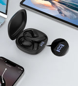 Choetech OWS trådløse TWS Bluetooth 5.3 hovedtelefoner - sort