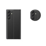 Ny Sleep View Case med flap og stand til Samsung Galaxy A35 - blå