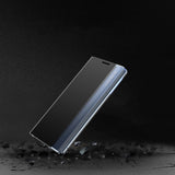 Ny Sleep View Case med flap og stand til Samsung Galaxy A55 - blå