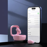 Choetech MEMS trådløse TWS Bluetooth 5.3 hovedtelefoner - lyserød
