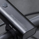 Rockbros RHL600 forhjulslys 600lm 2600mAh IPX6 - sort