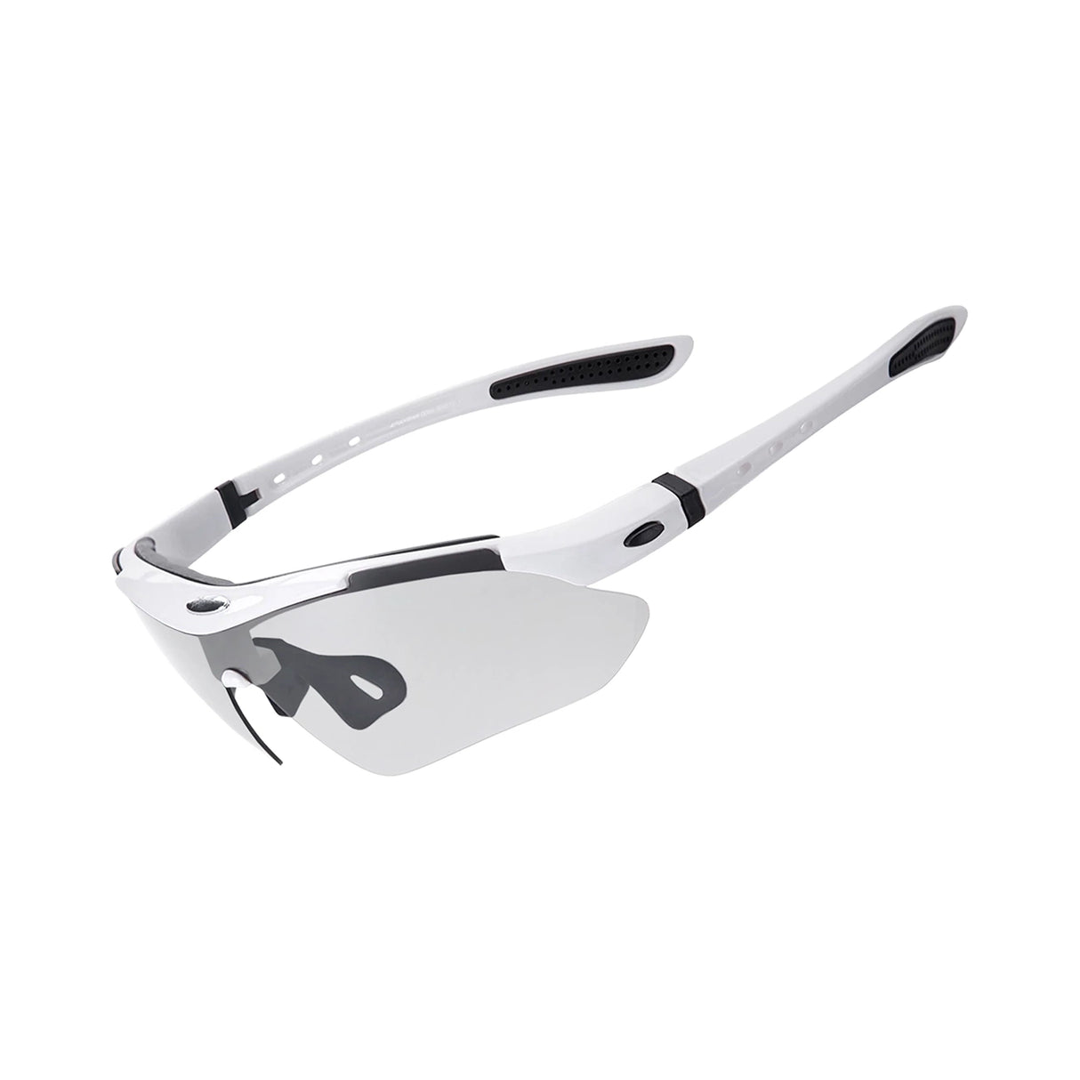 Rockbros 10002 polariserende cykelbriller - hvid