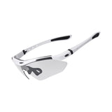 Rockbros 10002 polariserende cykelbriller - hvid