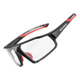 Rockbros SP216BK fotokromiske UV400 cykelbriller - sorte og røde