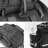 Rockbros A6-03BK bicycle bag for trunk 35 l with fold-out pockets - black