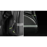 Rockbros A6-6 bicycle bag for trunk, 35 l, with fold-out pockets - black