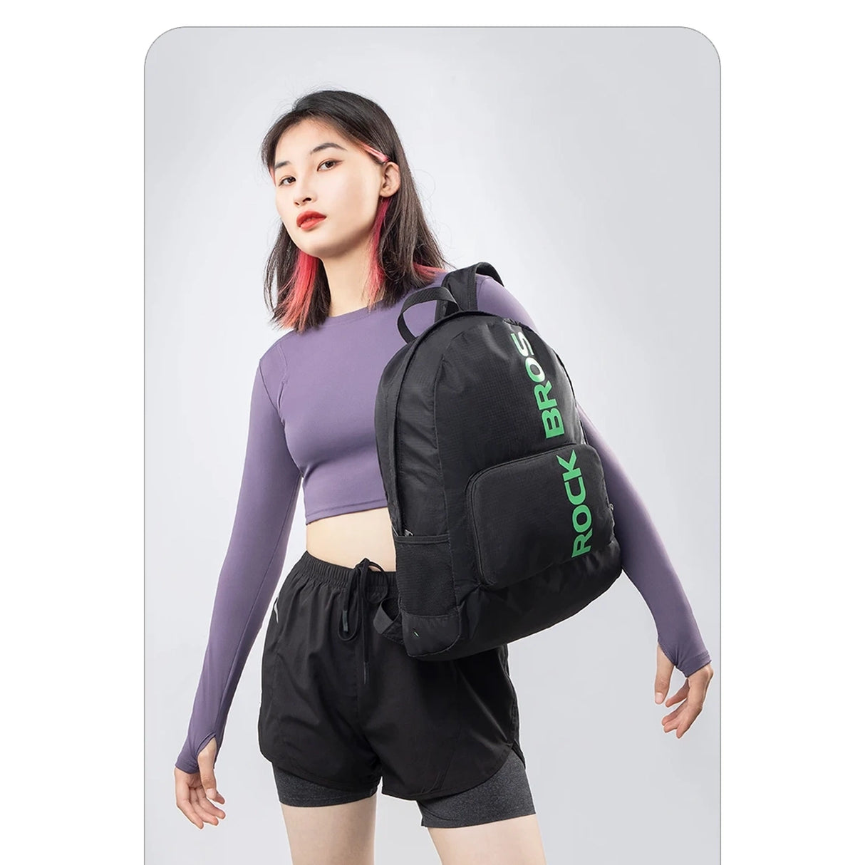 Rockbros H10-BK sports rygsæk 18 l - sort