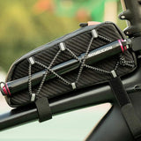 Rockbros 039BK cykelrammesæk 1 l med fletning - sort