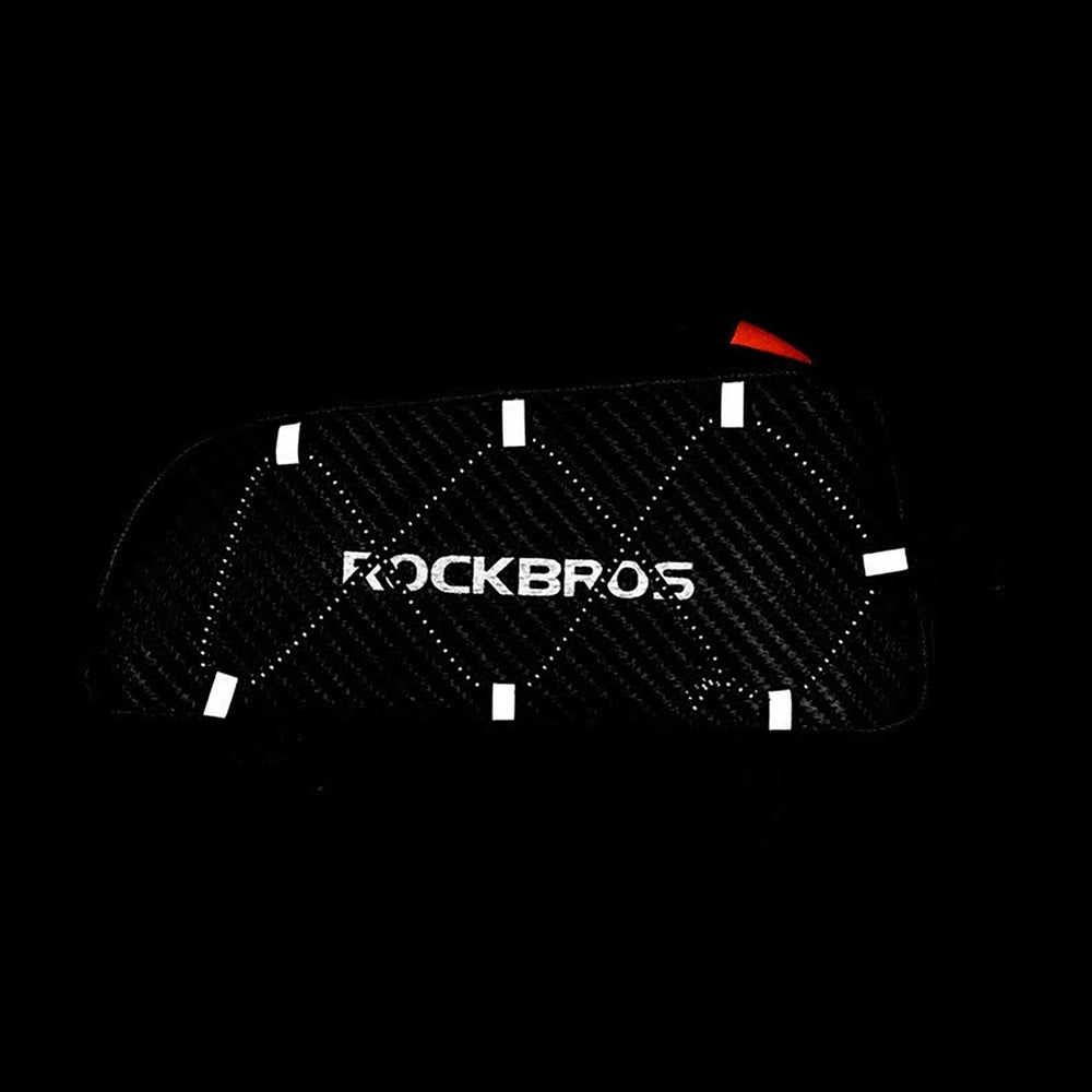 Rockbros 039BK cykelrammesæk 1 l med fletning - sort